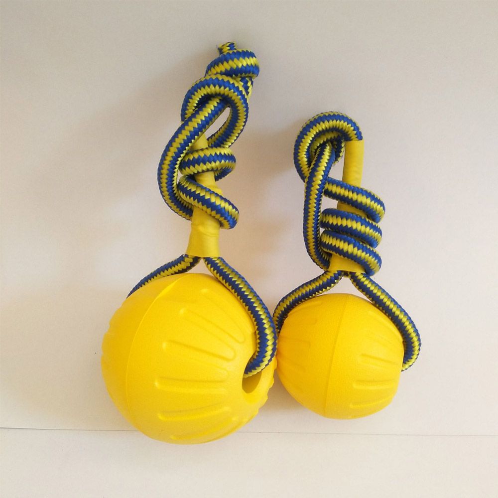 Indestructible Dog Chew Toy - 7 см/9 см желтый неразрушимый резиновый