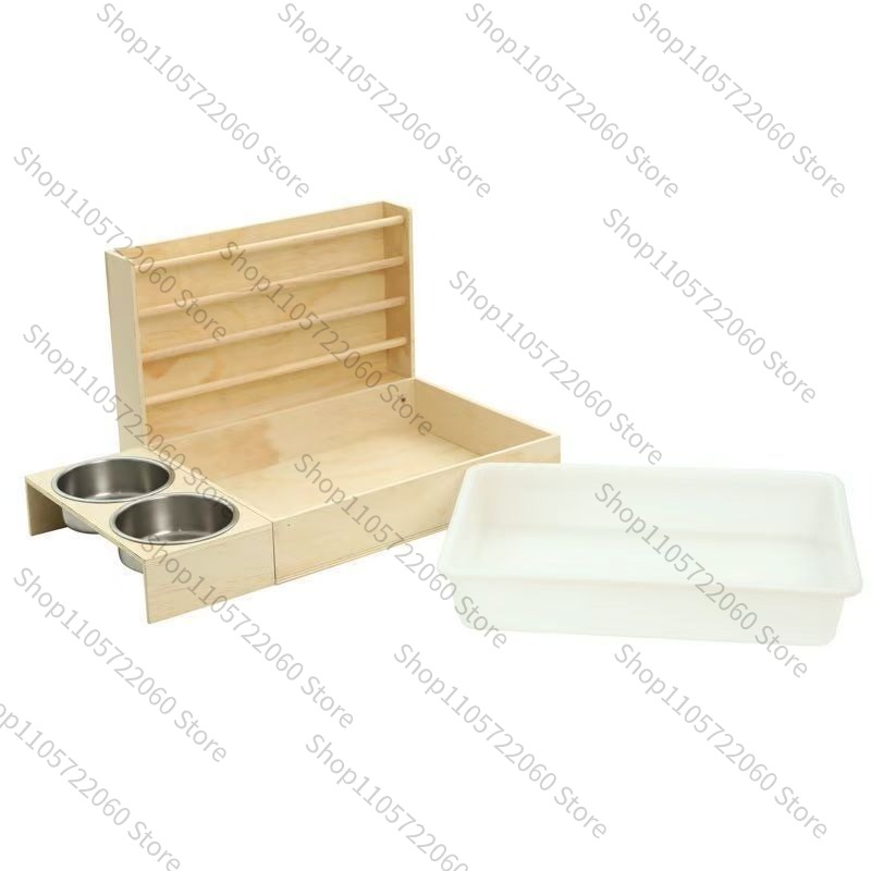 Pet Beds - Деревянная кормушка для кроликов, минималистичная деревянная