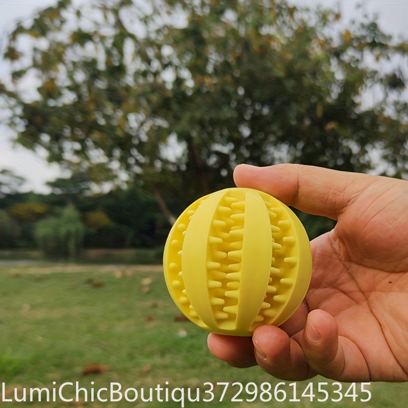 Rubber Treat Dispensing Dog Toy - Резиновый мяч-игрушка для собак с функцией