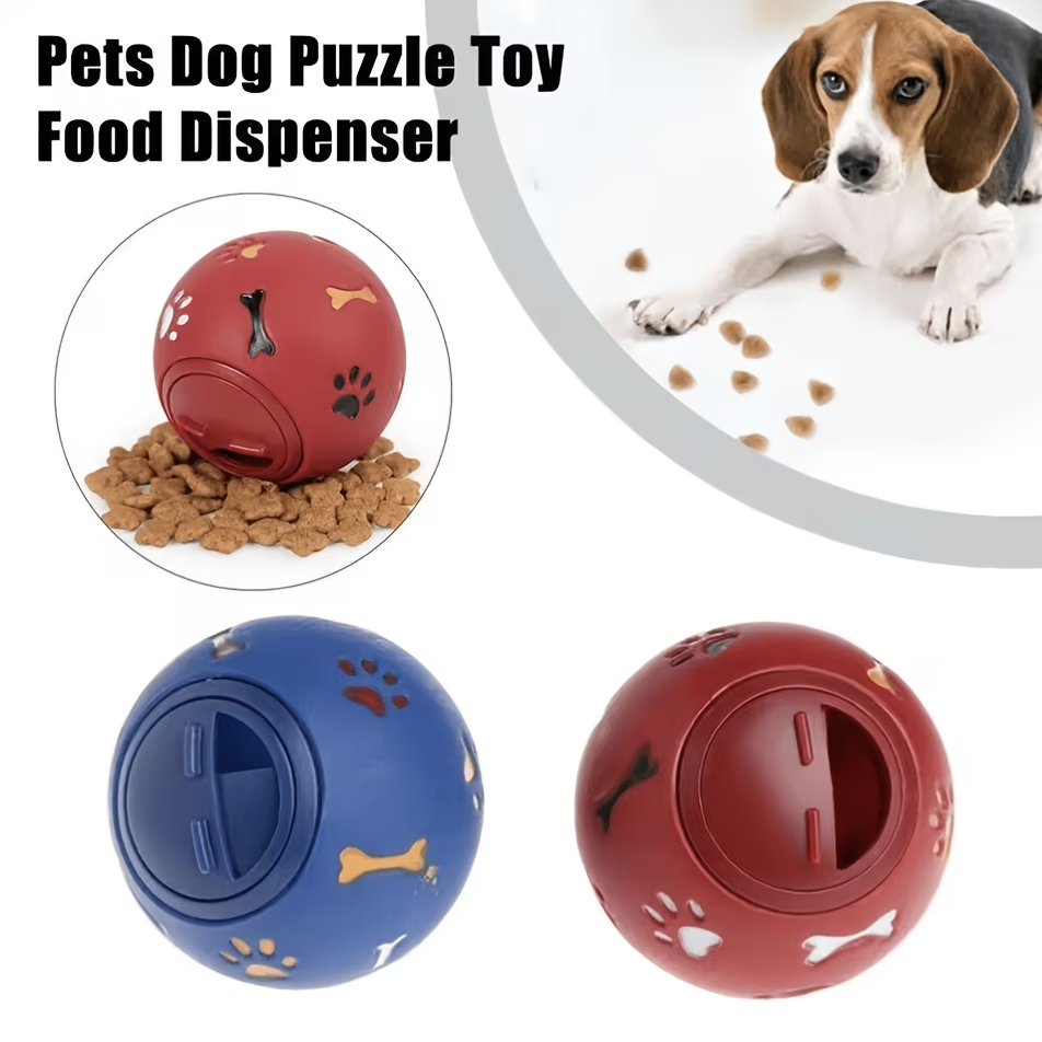 Dog Puzzle Feeder Toy - Мяч-дозатор корма для собак и кошек,