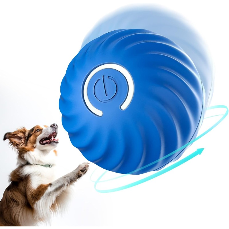 Automatic Moving Dog Ball - Интерактивный мяч-игрушка для собак с USB-подключением,