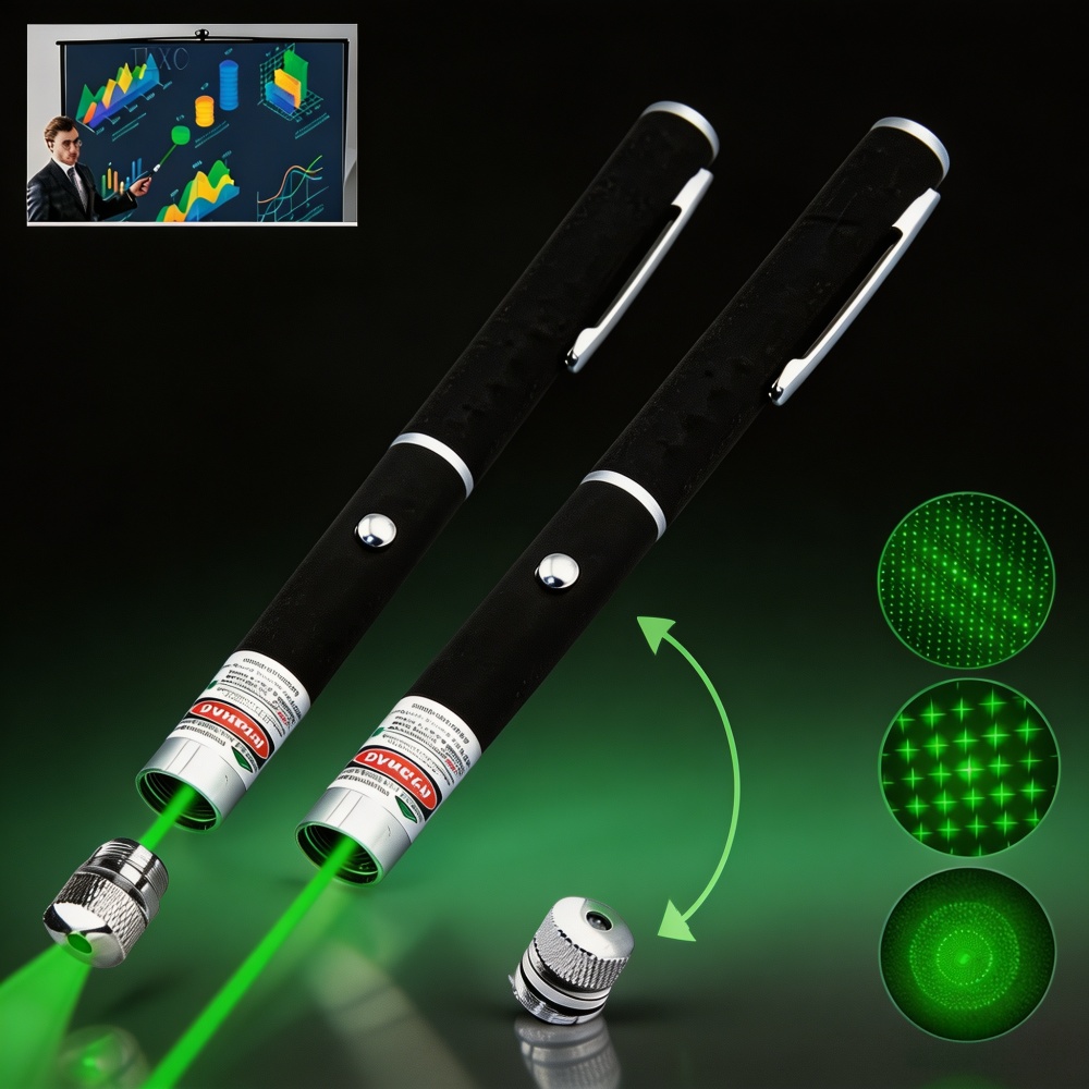 Laser Pointer Cat Toy Automatic - (Батарейки в комплект не входят) Зеленая
