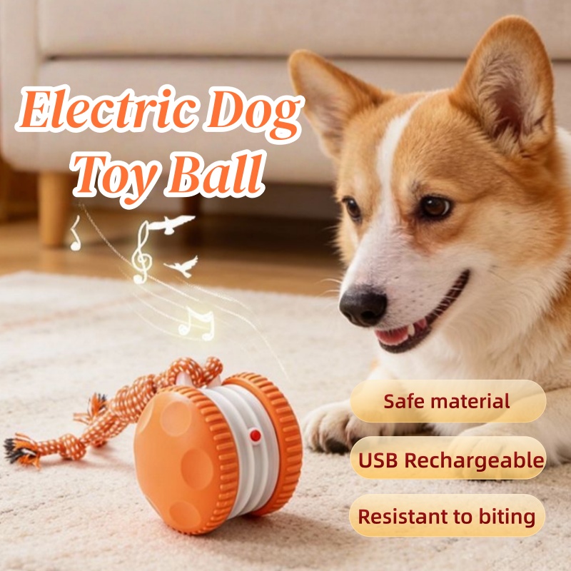 Automatic Moving Dog Ball - Умный электрический интерактивный мяч-игрушка для животных,