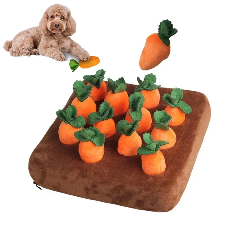 Snuffle Mat For Dogs - Игрушки для собак: интерактивный плюшевый коврик-найди-како