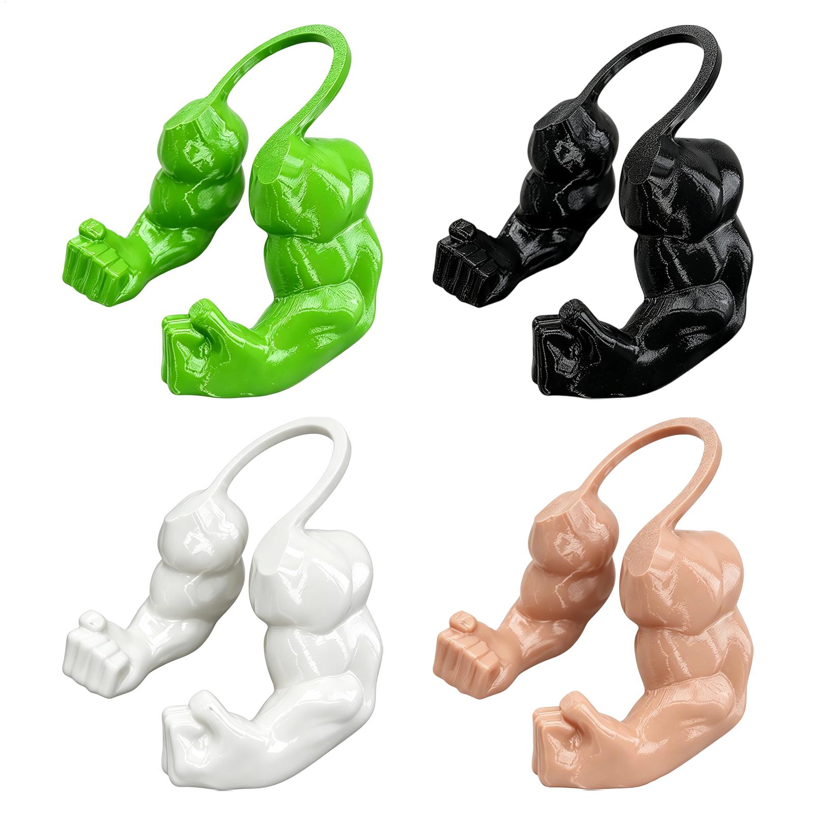 Interactive Squeaky Plush Dog Toy - Забавная мышечная рука для кошек, напечатанная