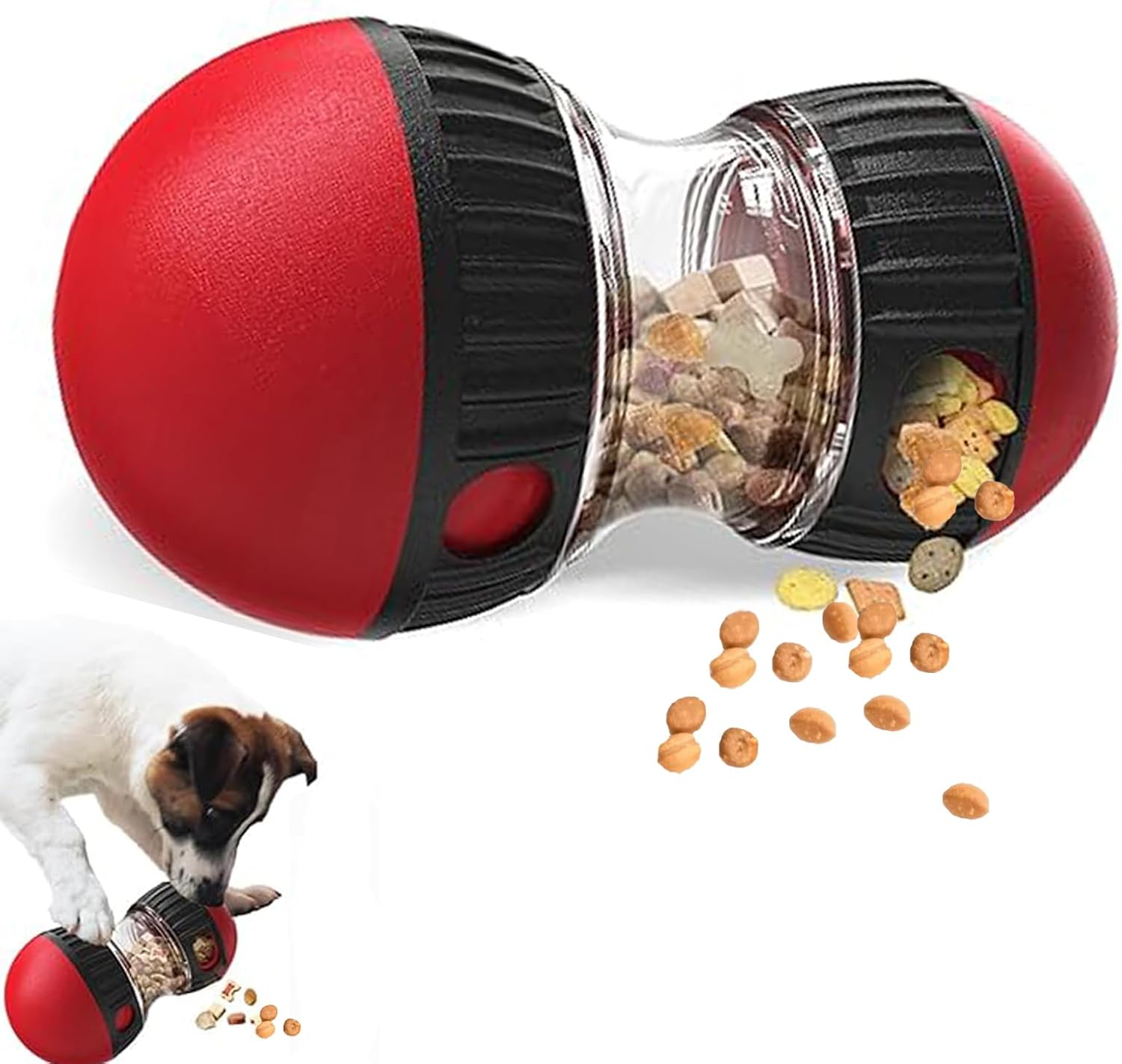 Dog Puzzle Feeder Toy - Игрушки для собак и регулируемый медленный