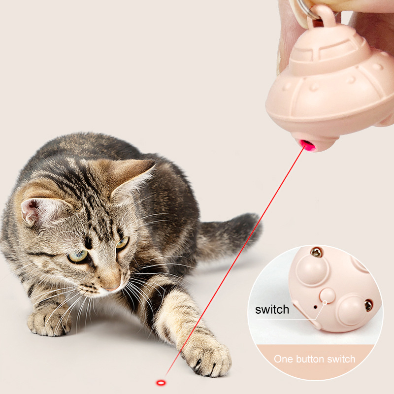Laser Pointer Cat Toy Automatic - Лазерная игрушка для кошек, указатель, ошейник