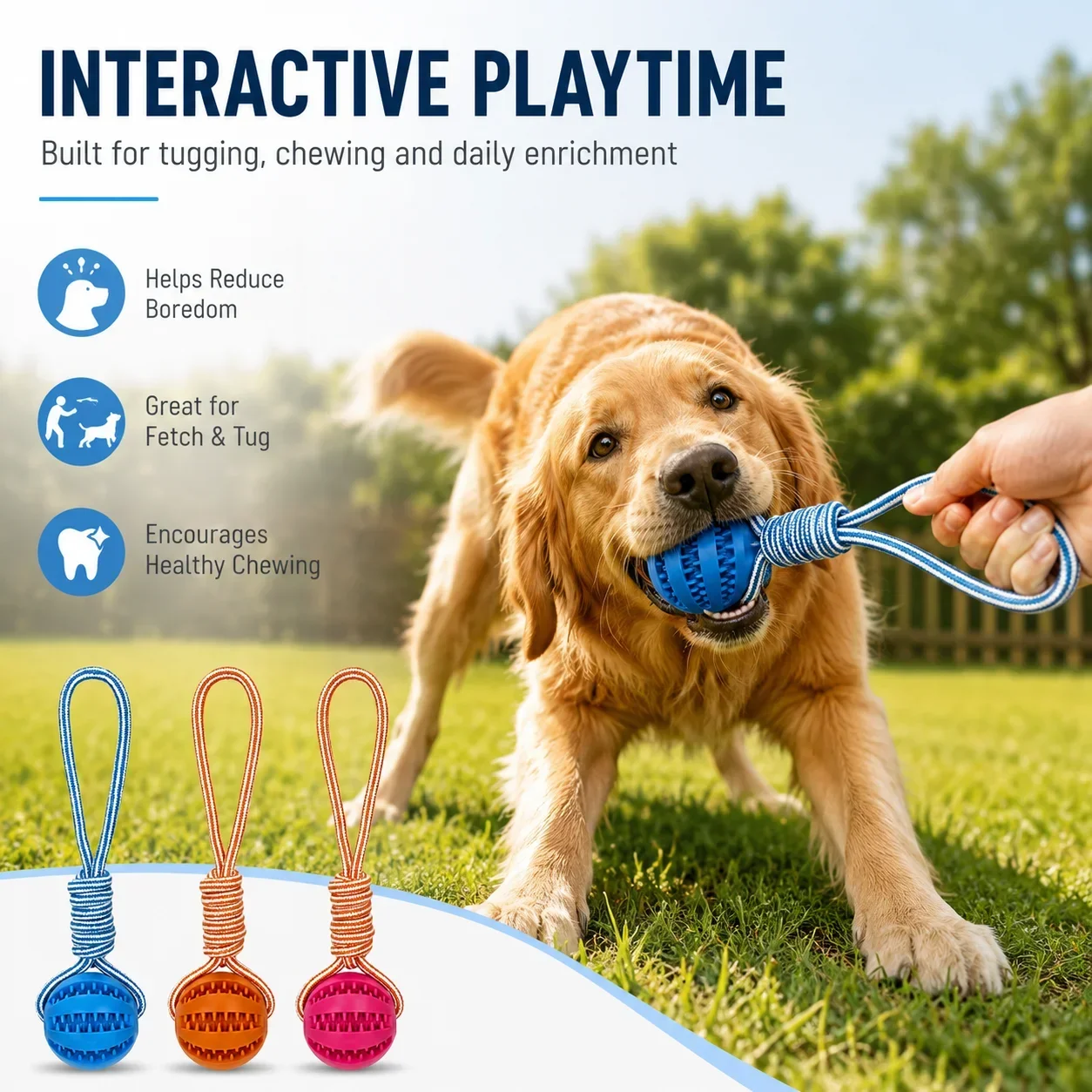 Rubber Treat Dispensing Dog Toy - Прорезиненный мяч-игрушка для собак с отверстиями