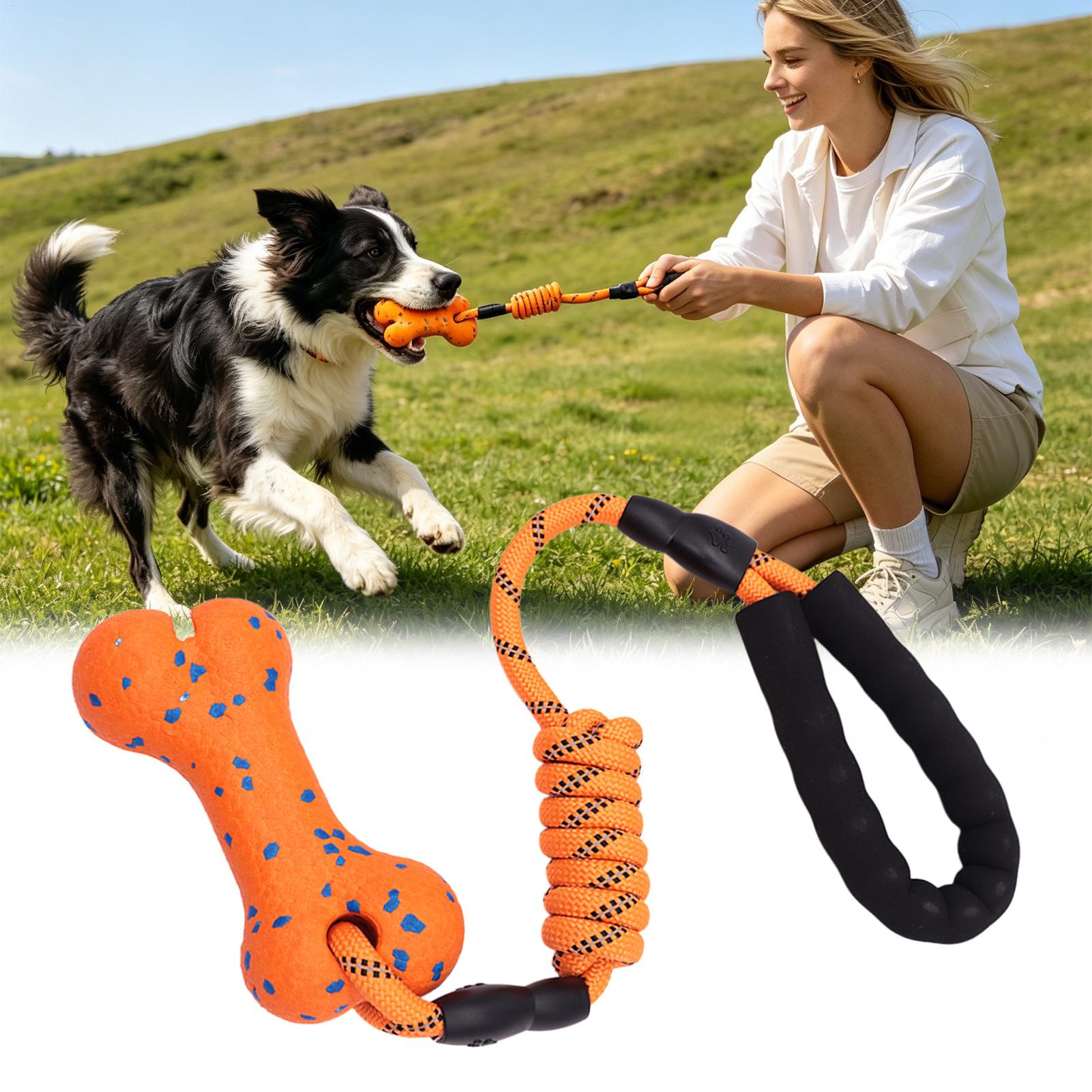 Dog Rope Toy Aggressive Chewers - Прочная веревочная игрушка-грызунок для собак: для