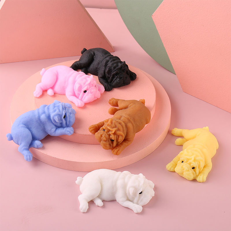 Interactive Squeaky Plush Dog Toy - Мягкие собаки, аниме, игрушки-головоломки, креативная имитация