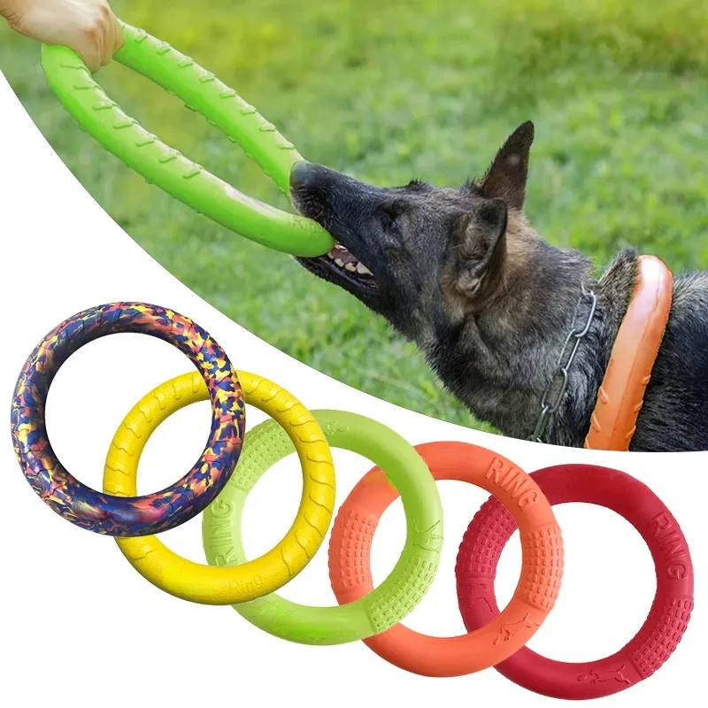 Indestructible Dog Chew Toy - Игрушки для собак, летающие диски, тренировочное