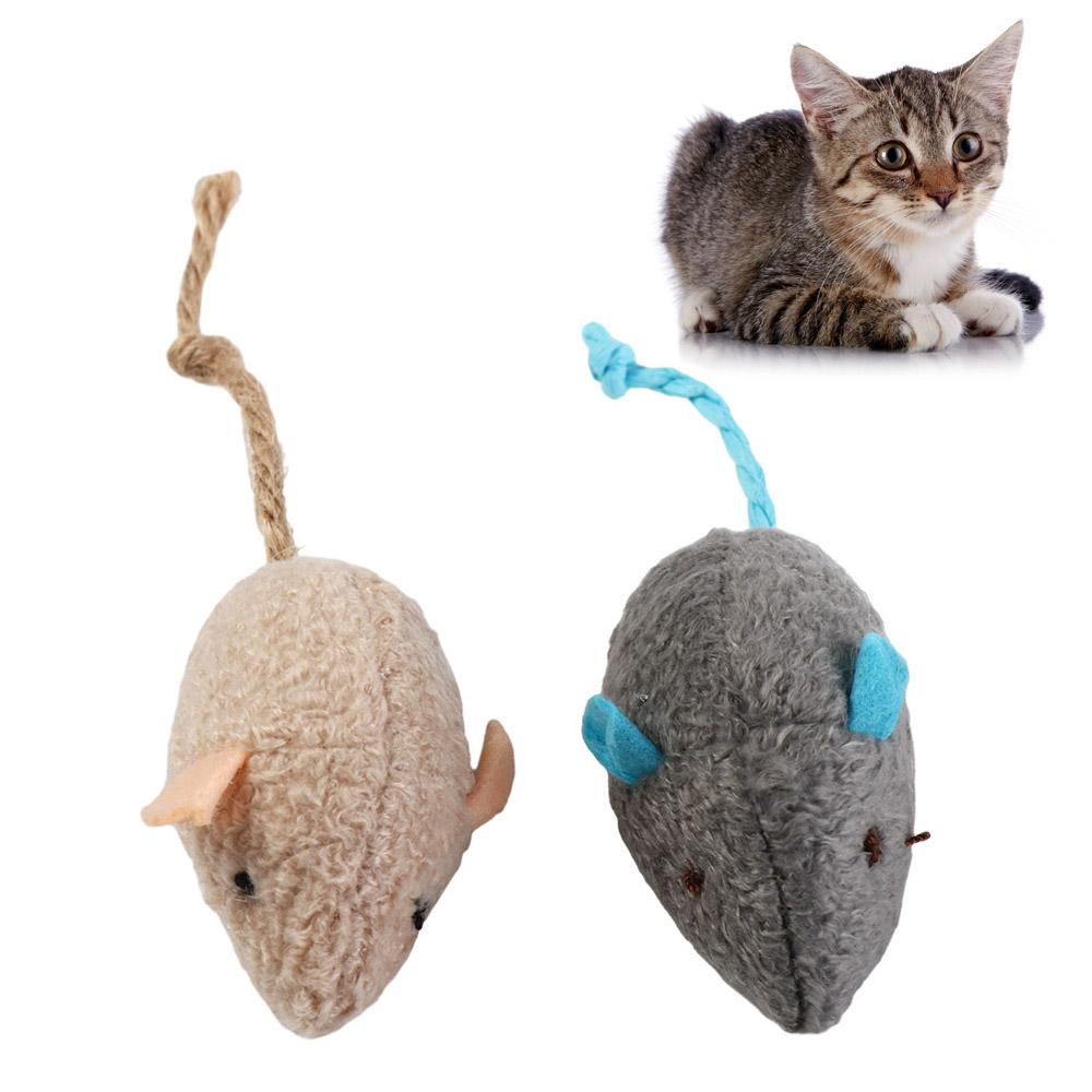 Catnip Interactive Plush Mouse - Портативная забавная интерактивная игрушка для котенка,