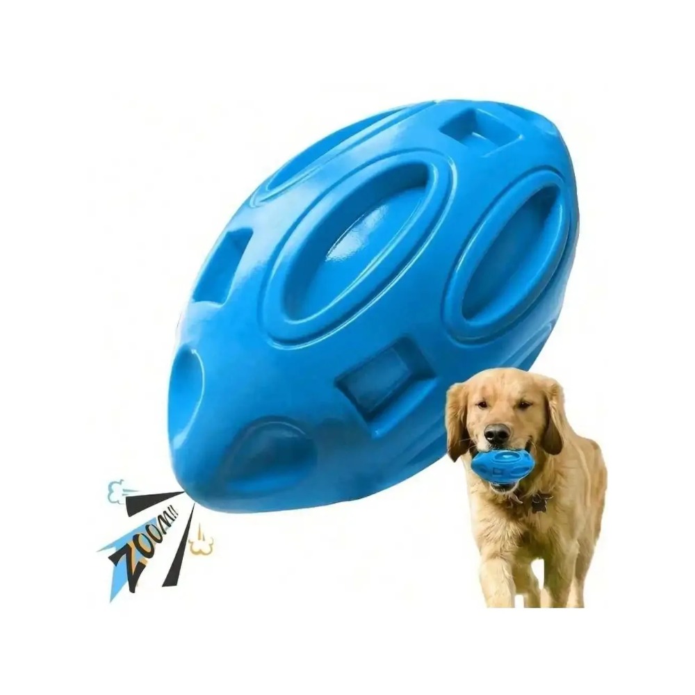 Interactive Squeaky Plush Dog Toy - 1 шт. Неразрушимый пищащий мяч для