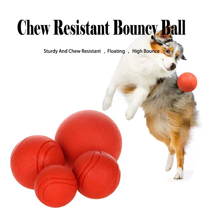 Indestructible Dog Chew Toy - Прочный резиновый мяч для собак, неразрушимая