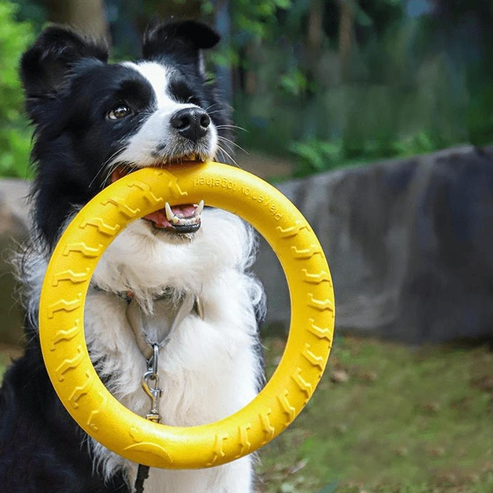 Indestructible Dog Chew Toy - Игрушки-кольца для собак: прочные, для жевания,