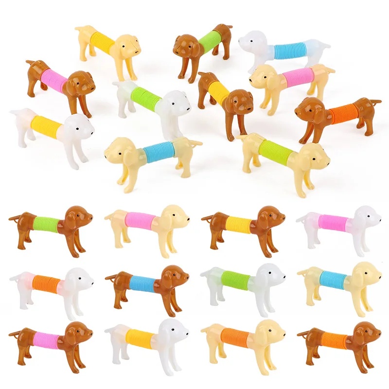Interactive Squeaky Plush Dog Toy - Прочные, красочные, эластичные игрушки для собак,