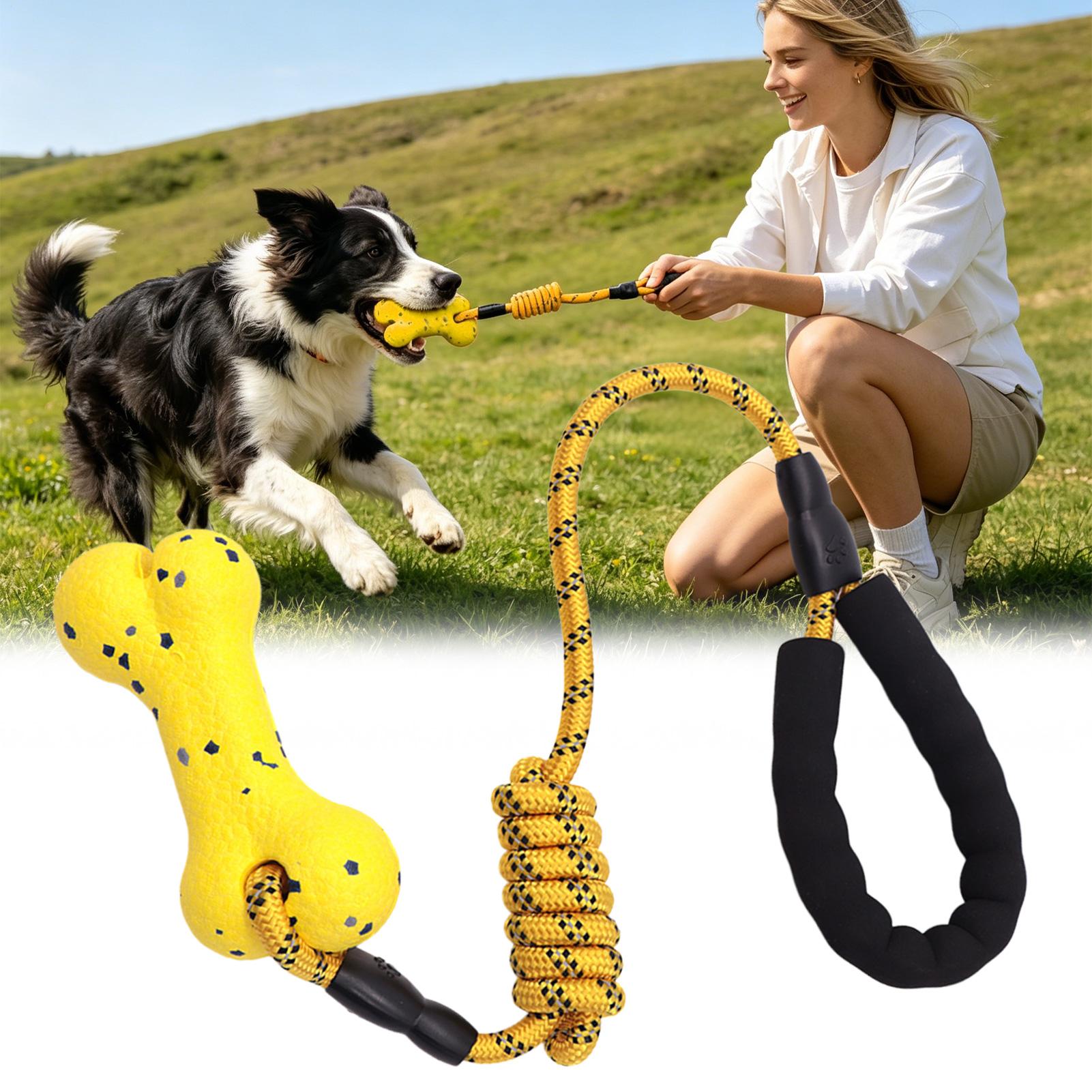 Dog Rope Toy Aggressive Chewers - Интерактивная игрушка для собак Tug Of