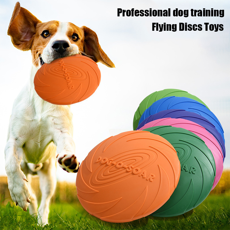Flying Disc Dog Training Toy - Большой летающий диск для собак с
