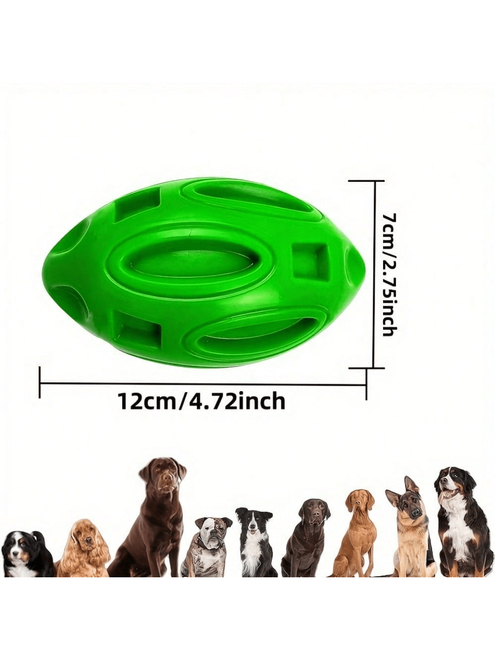 1 шт. Неразрушимый пищащий мяч – обзор и цена Indestructible Dog Chew Toy