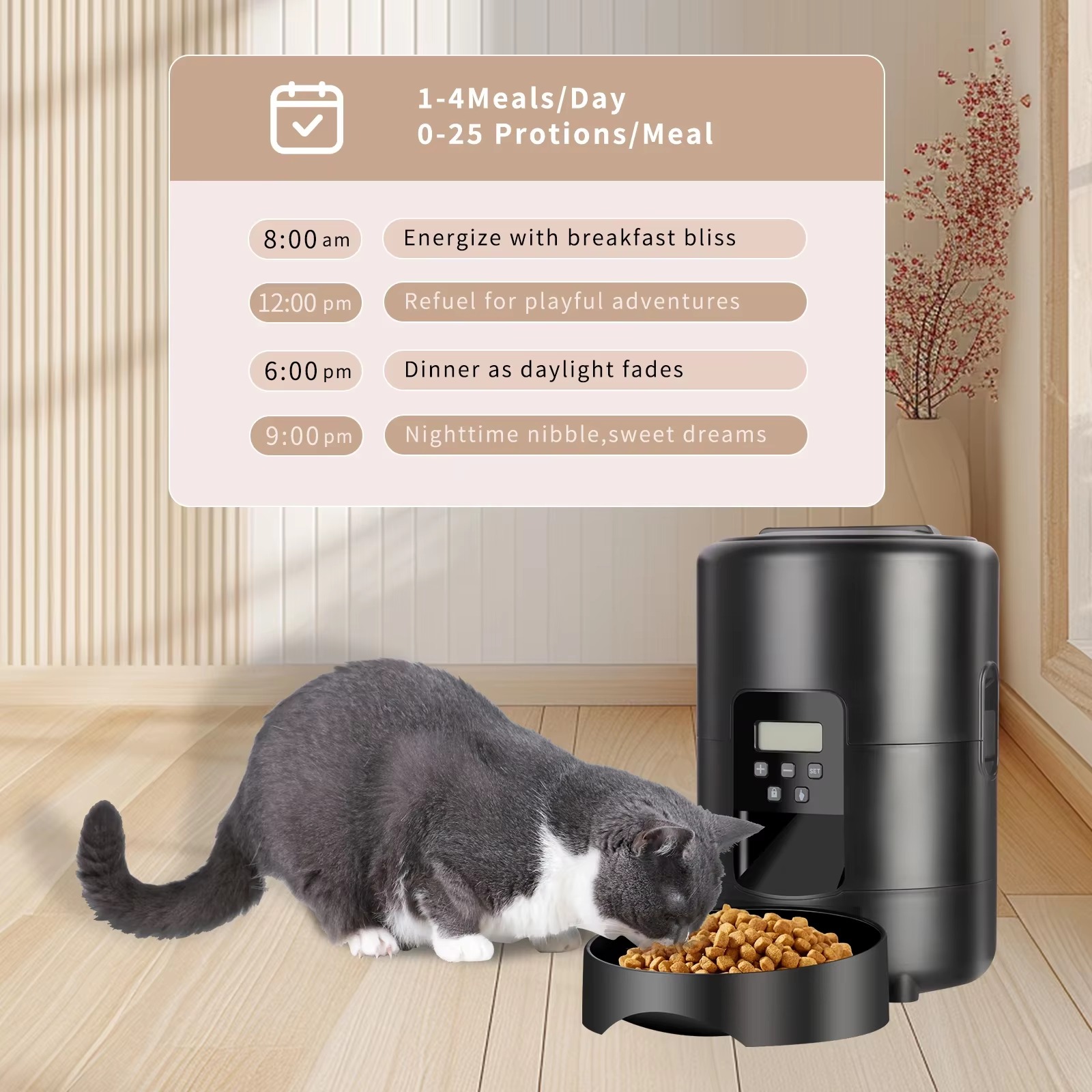Автоматическая кормушка для жи – обзор и цена Pet Feeders