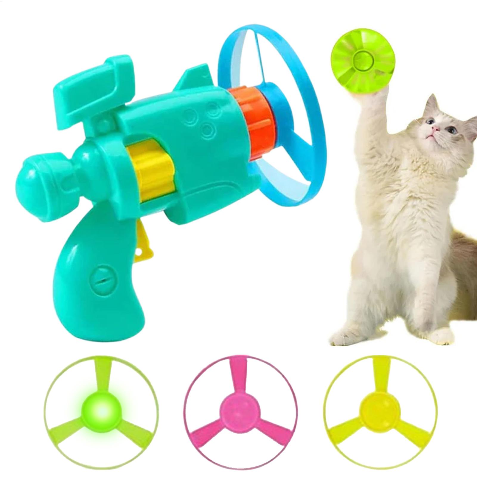 Интерактивный пистолет с летаю – обзор и цена Flying Disc Dog Training Toy