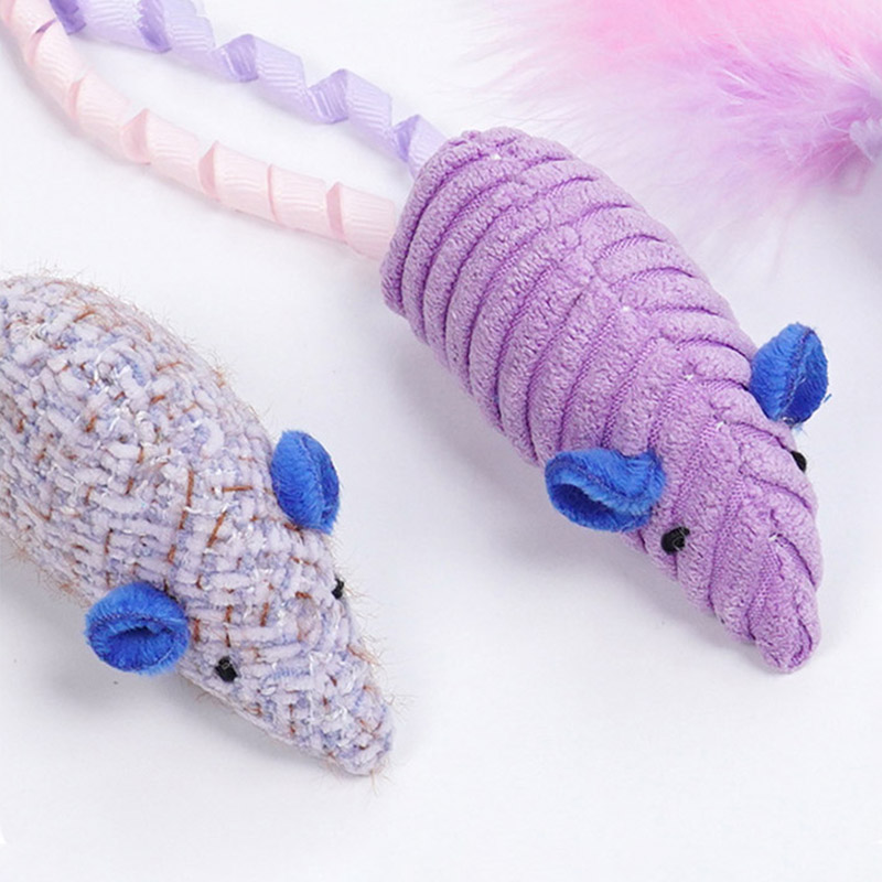 3 шт., реалистичная плюшевая и – обзор и цена Catnip Interactive Plush Mouse
