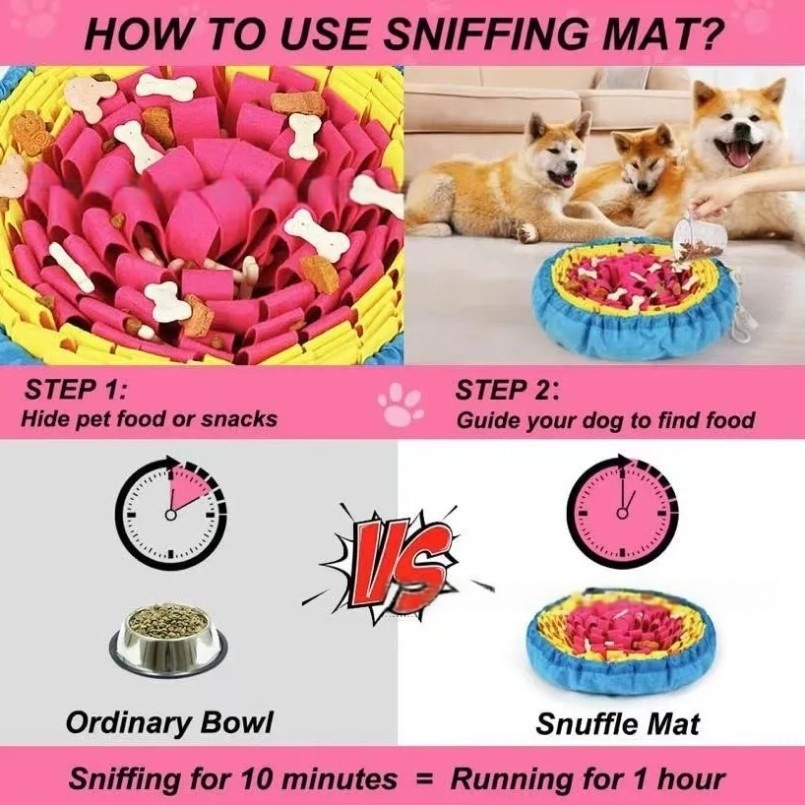Новый коврик для нюхания домаш – обзор и цена Snuffle Mat For Dogs