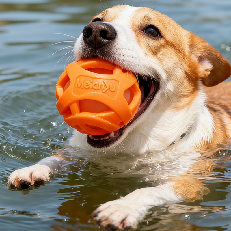 Неразрушимый резиновый мяч для – обзор и цена Indestructible Dog Chew Toy
