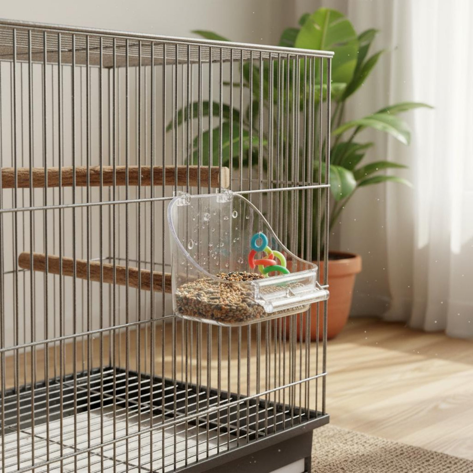 Миска для корма для птиц 2-в-1 – обзор и цена Pet Feeders