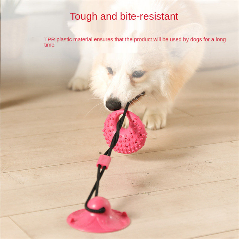 Игрушки для собак, силиконовая – обзор и цена Suction Cup Dog Tug Toy