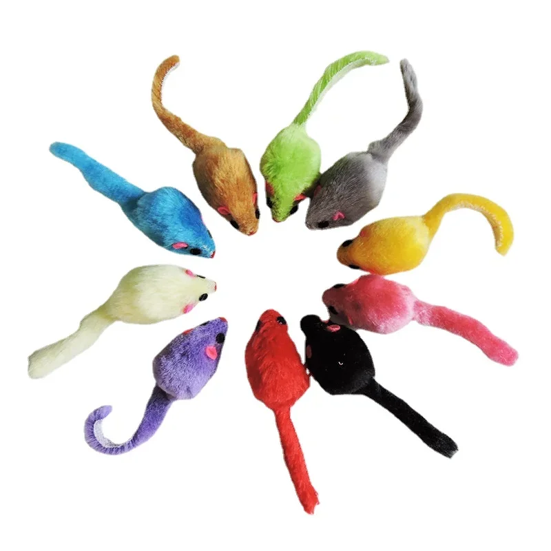 8 шт. плюшевых игрушек-мышей д – обзор и цена Catnip Interactive Plush Mouse
