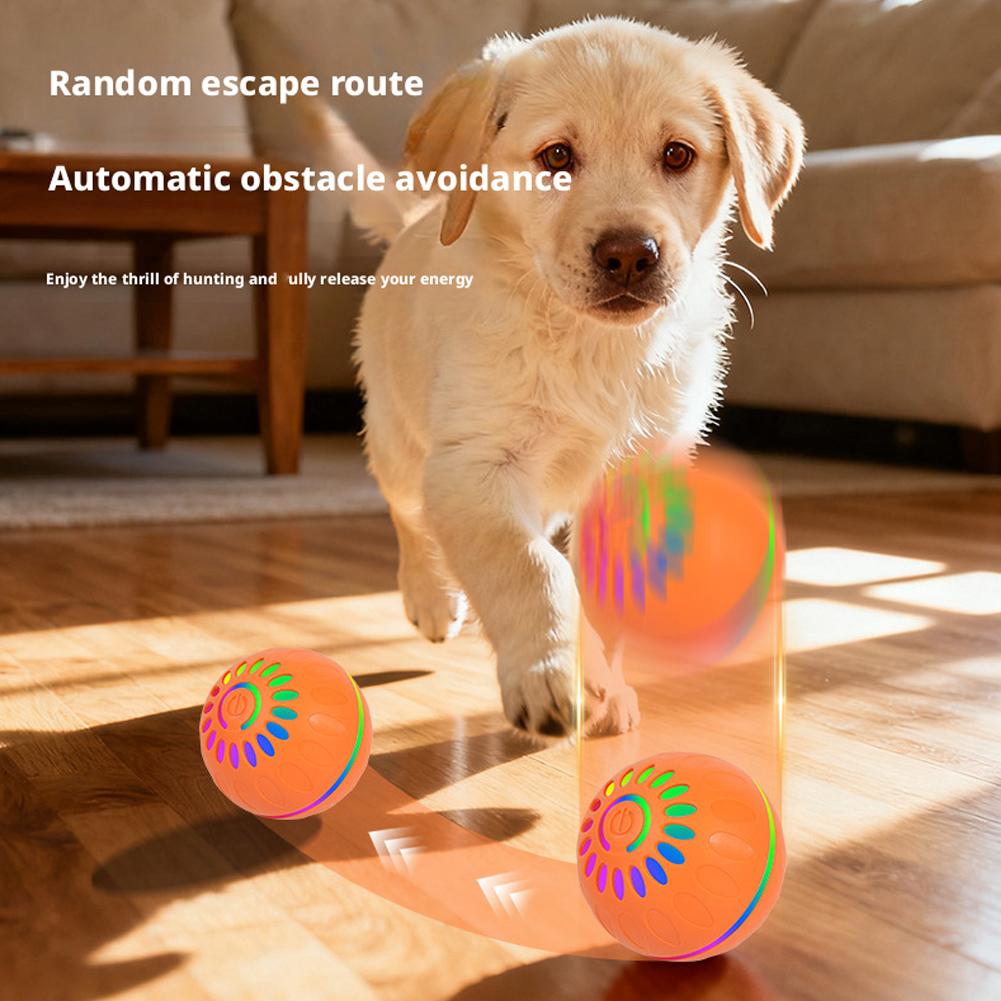 Умный интерактивный мяч-игрушк – обзор и цена Automatic Moving Dog Ball