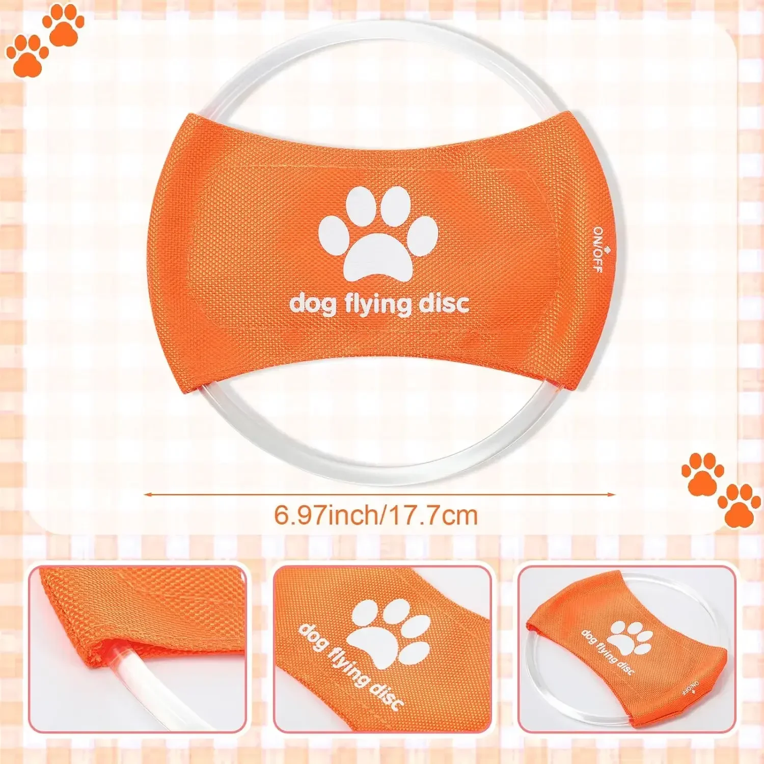 Игрушка для собак, светодиодны – обзор и цена Flying Disc Dog Training Toy