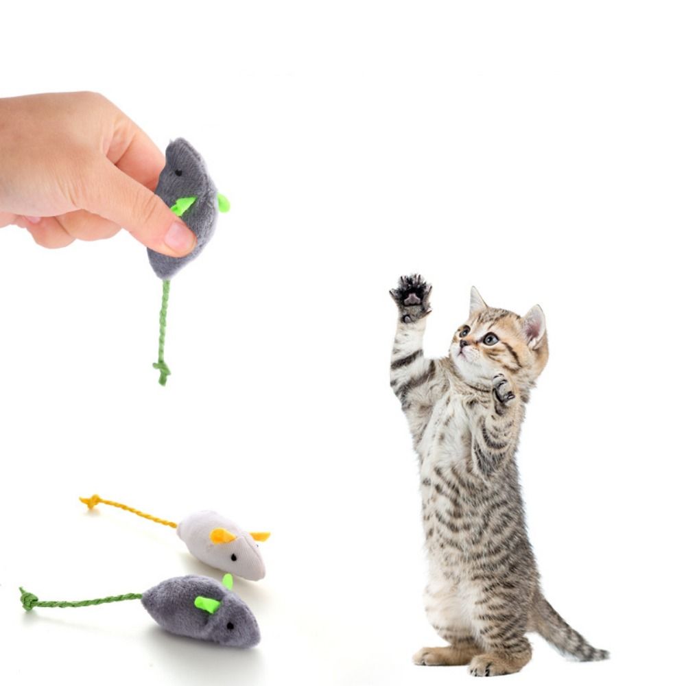 2 шт. забавные плюшевые мягкие – обзор и цена Catnip Interactive Plush Mouse