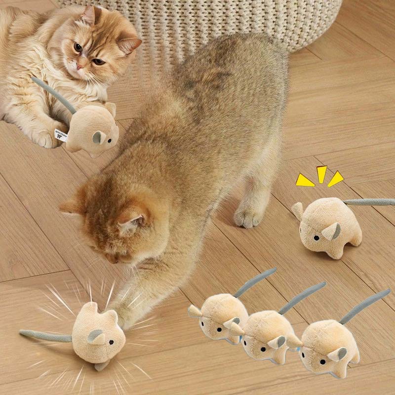 Электрическая плюшевая мышь, к – обзор и цена Catnip Interactive Plush Mouse