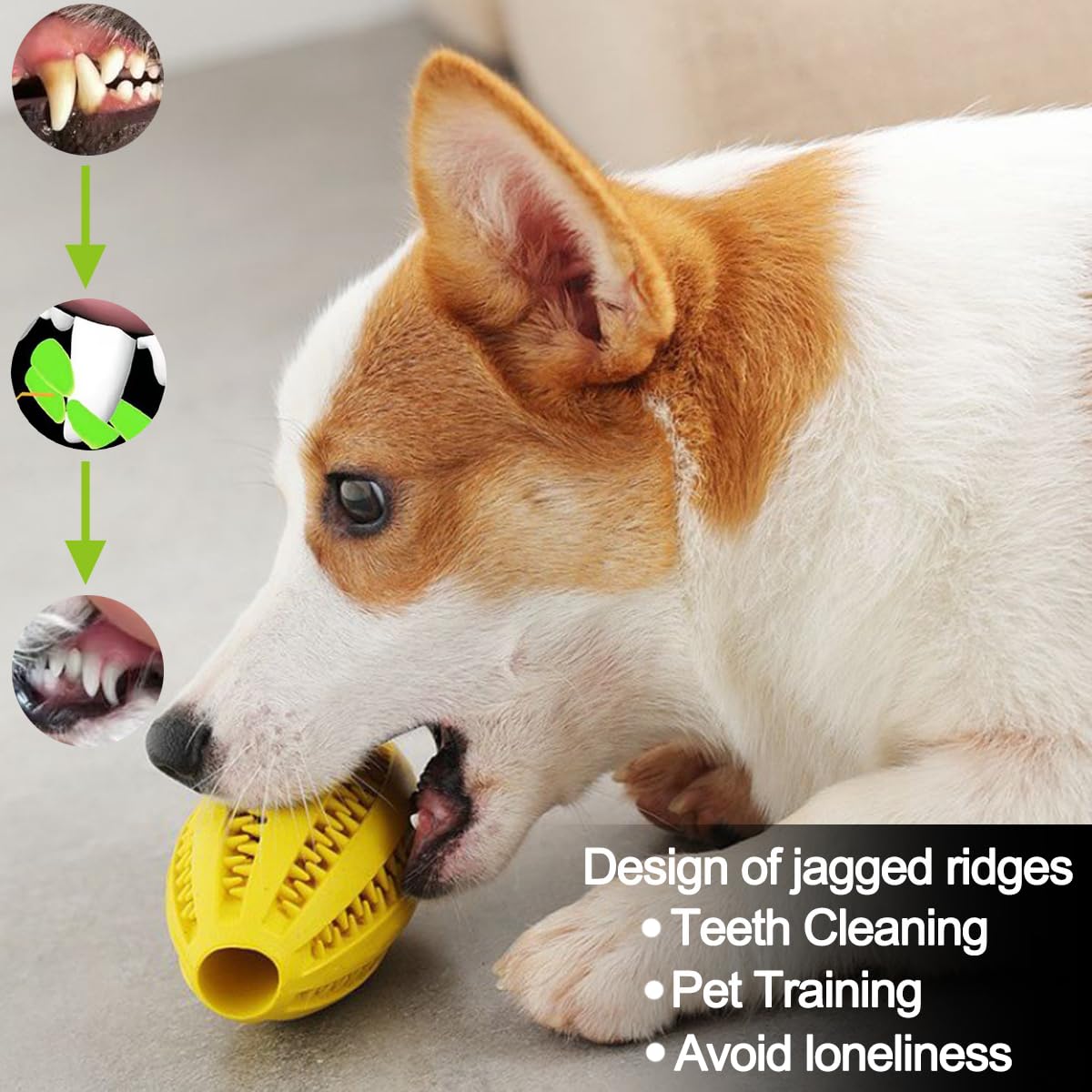 Игрушки для жевания собак, шар – обзор и цена Indestructible Dog Chew Toy