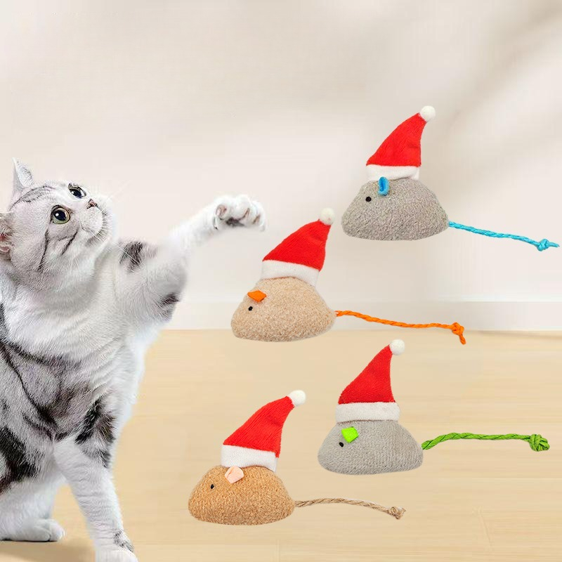 5 шт., жевательная игрушка для – обзор и цена Catnip Interactive Plush Mouse