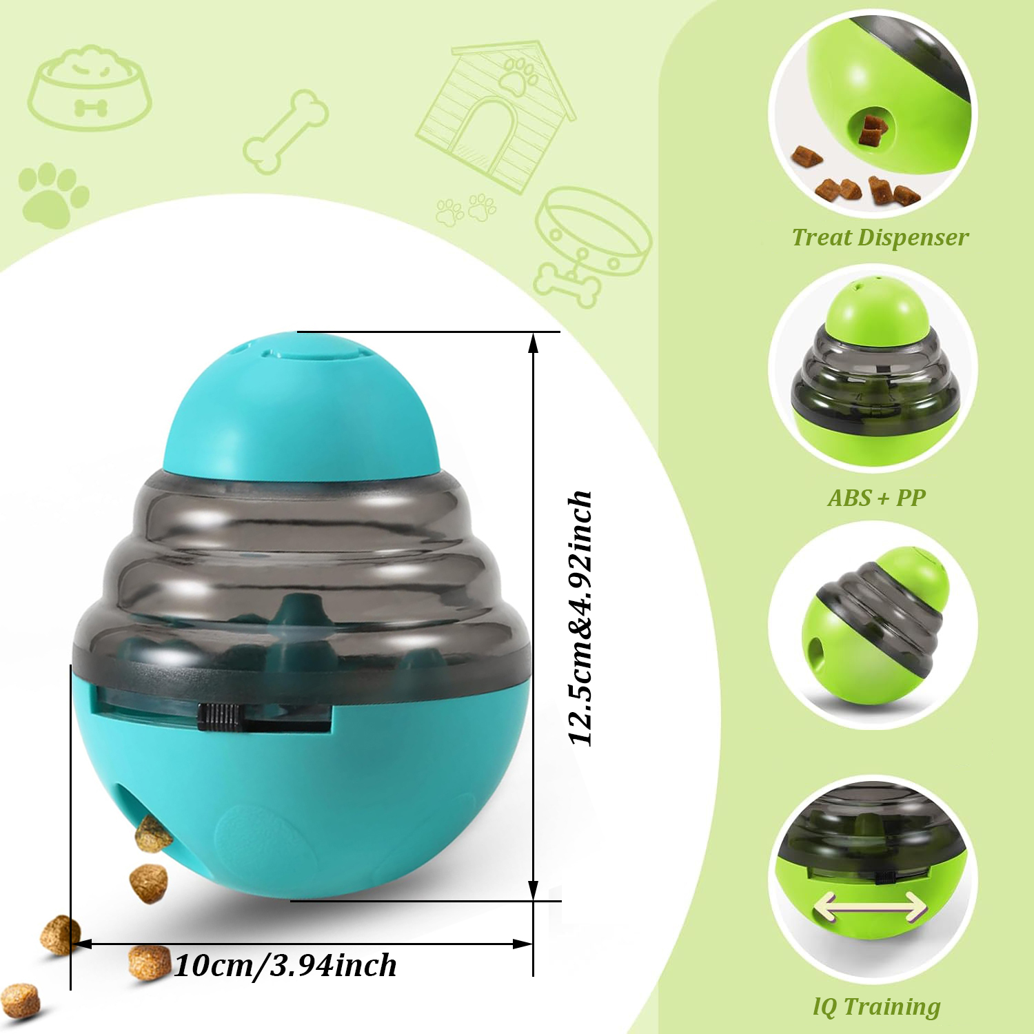 Интерактивный дозатор еды для  – обзор и цена Dog Puzzle Feeder Toy