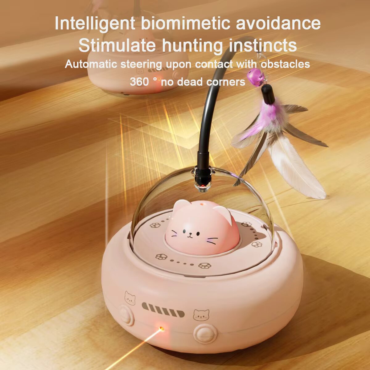 Автоматический робот-дразнилка – обзор и цена Laser Pointer Cat Toy Automatic