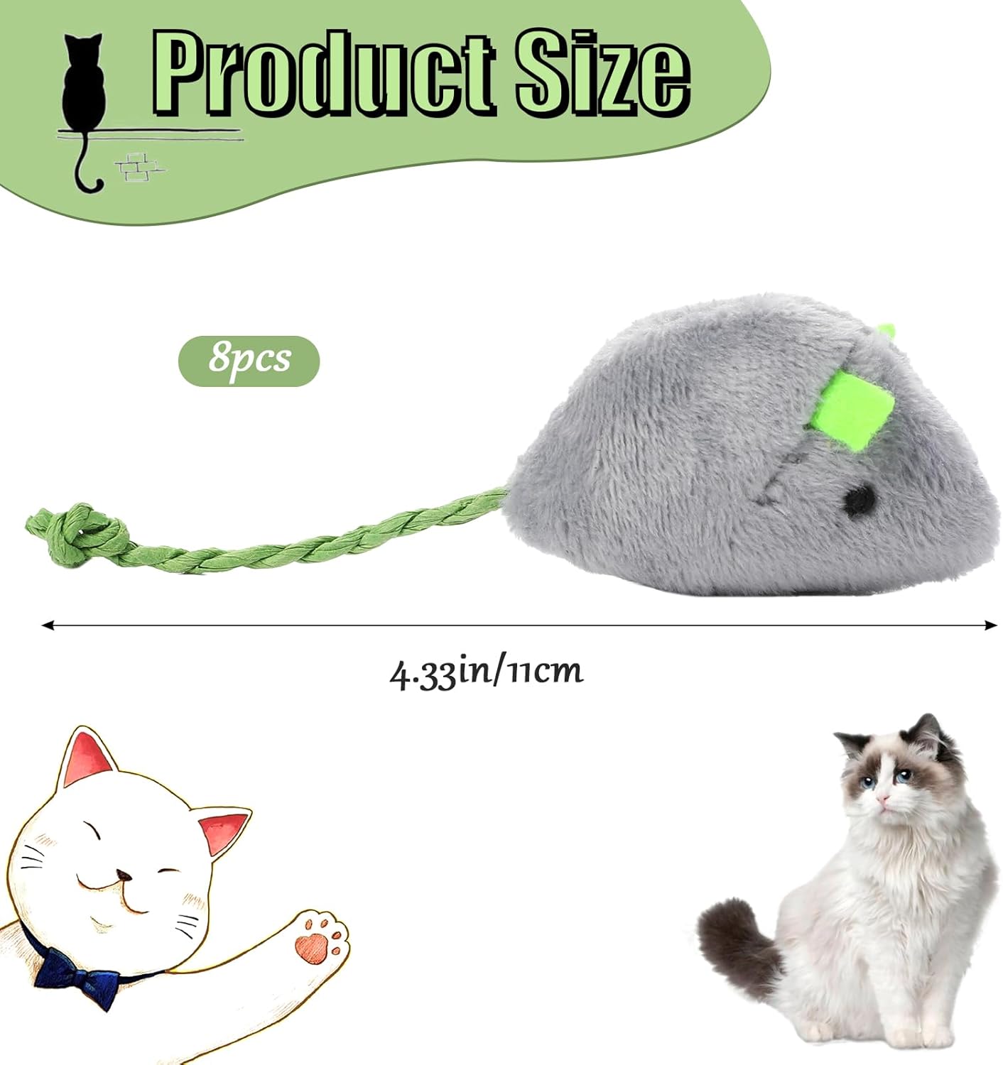 8. Интерактивные игрушки для к – обзор и цена Catnip Interactive Plush Mouse