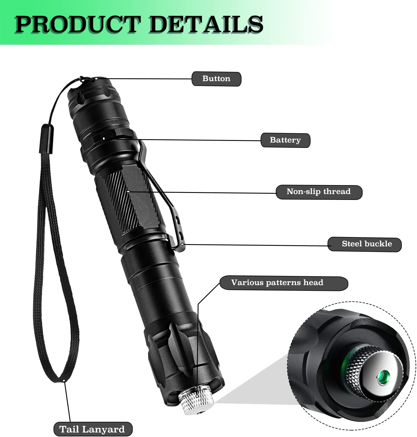 Зеленый лазерный указатель (бе – обзор и цена Laser Pointer Cat Toy Automatic