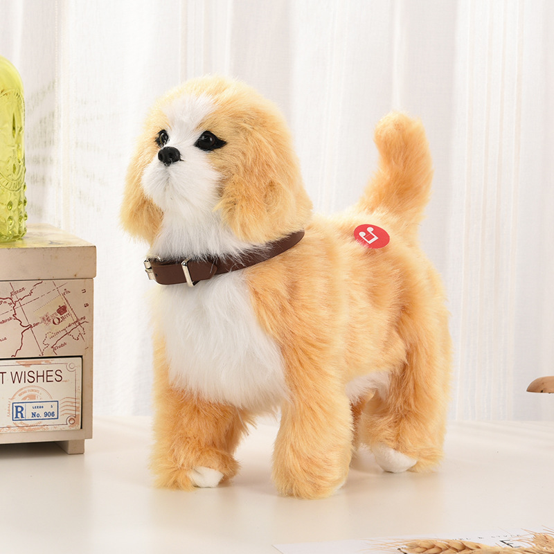 Электронный плюшевый робот-щен – обзор и цена Interactive Squeaky Plush Dog Toy