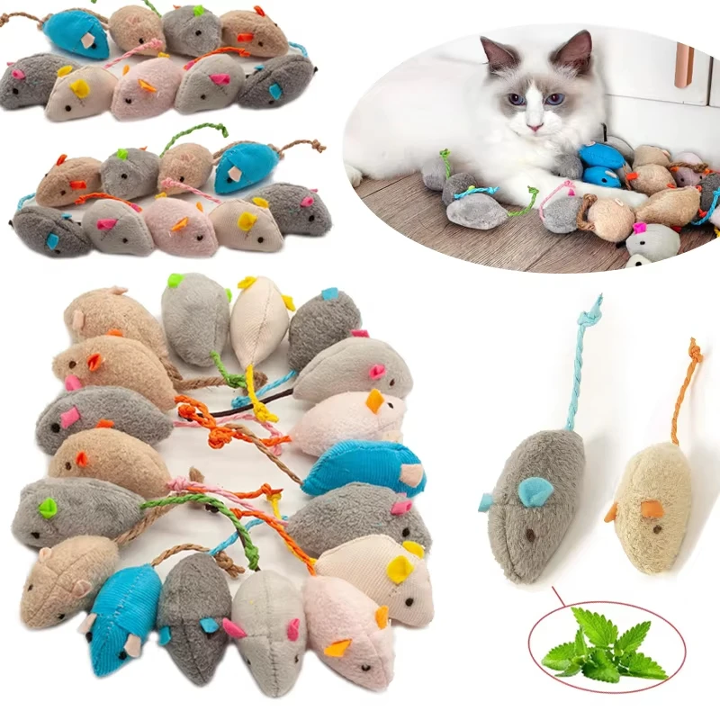 Набор из 5 интерактивных игруш – обзор и цена Catnip Interactive Plush Mouse