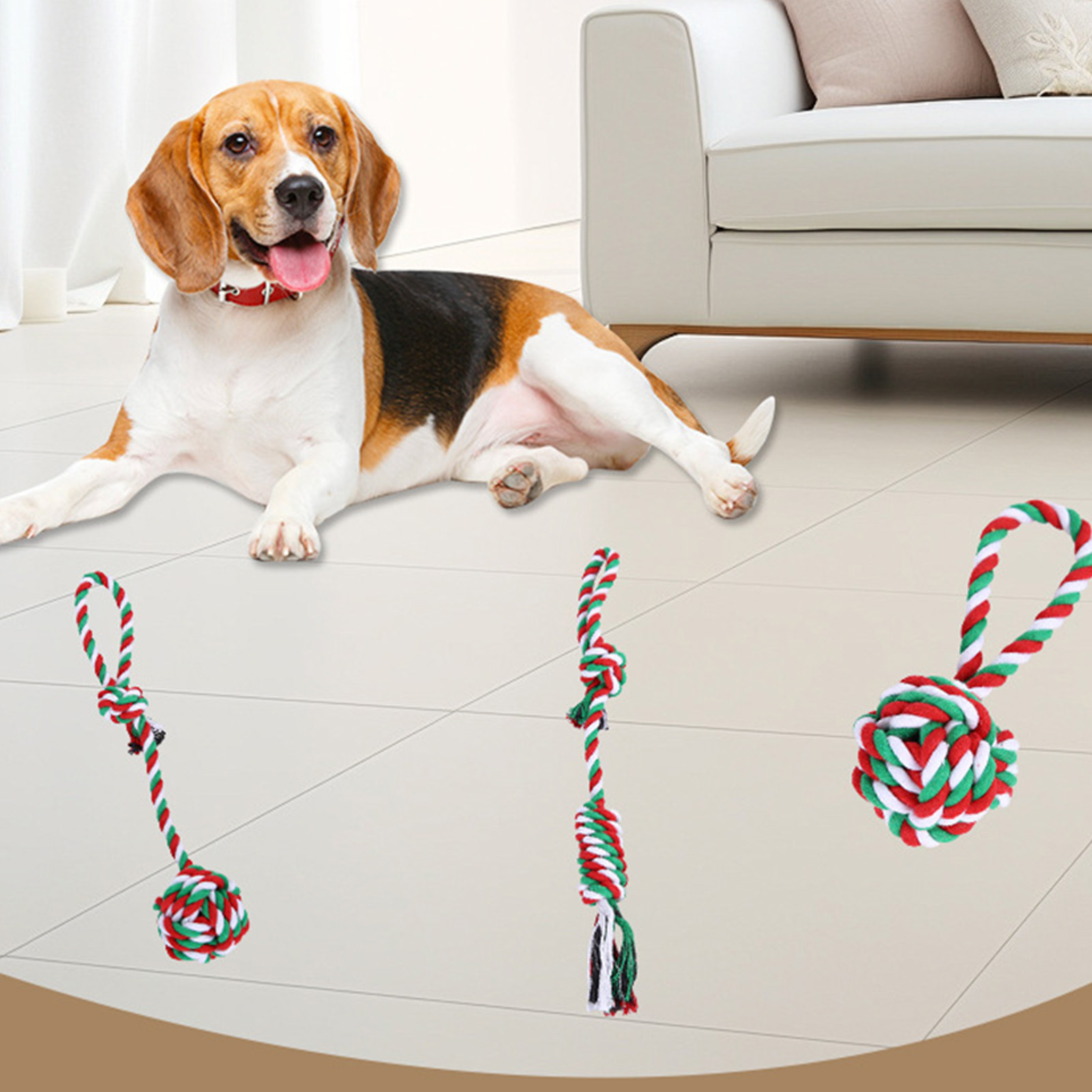 Набор игрушек для собак: верев – обзор и цена Dog Rope Toy Aggressive Chewers