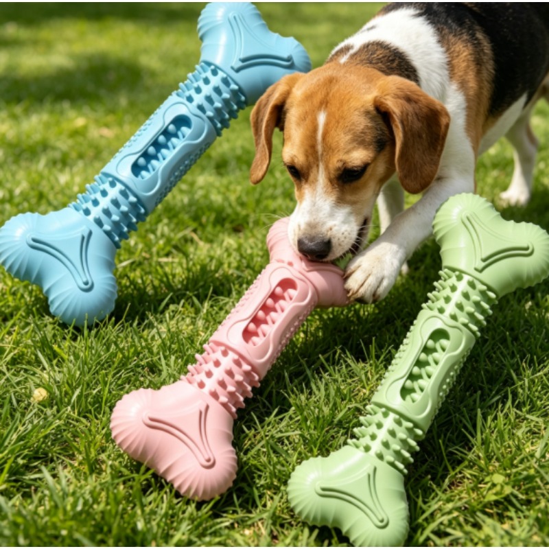 Новый прочный набор игрушек дл – обзор и цена Teeth Cleaning Dog Chew Bone