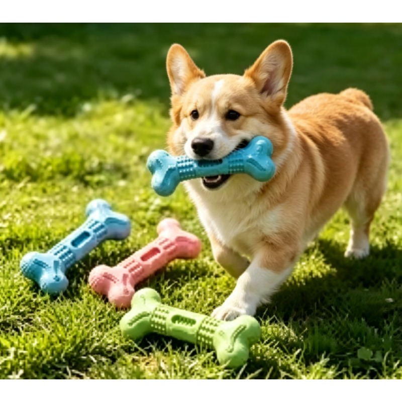 Новый прочный набор игрушек дл – обзор и цена Teeth Cleaning Dog Chew Bone
