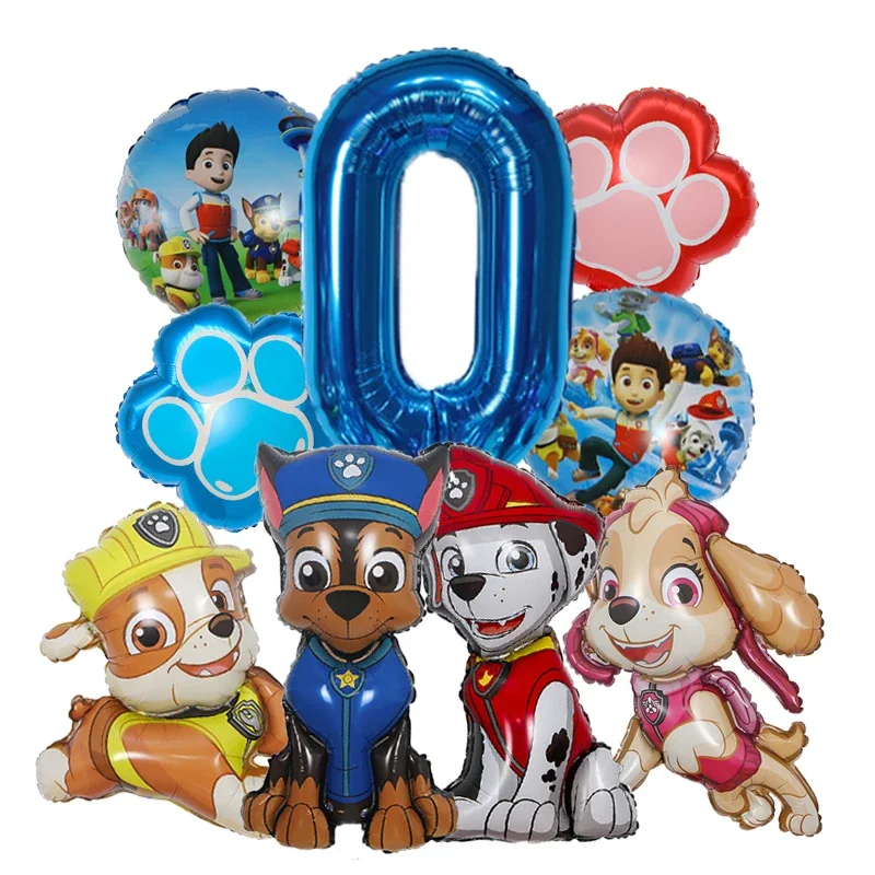 Набор из 9 фольгированных шаро – обзор и цена Dog Toys